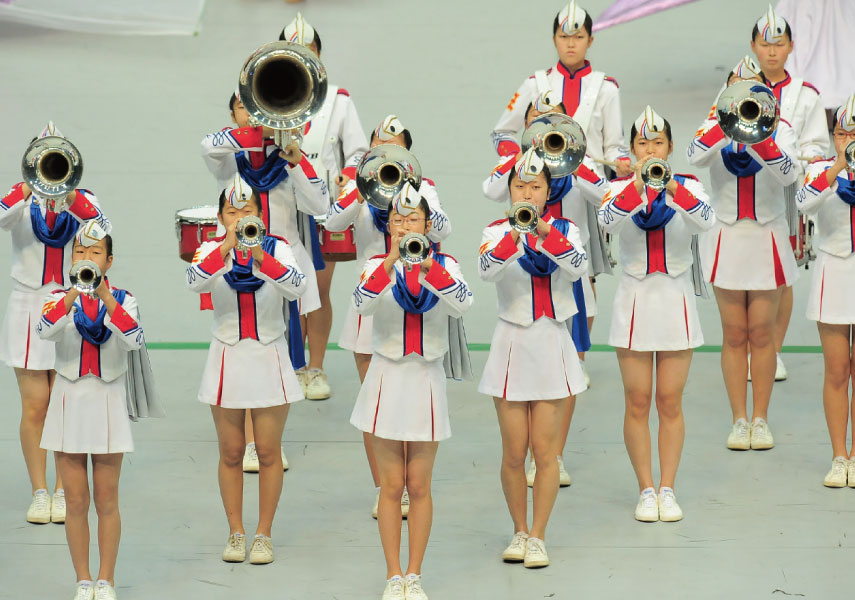   女子小学生 マーチング 横浜市立中田小学校 マーチングバンド – Drum Corps Fun ...